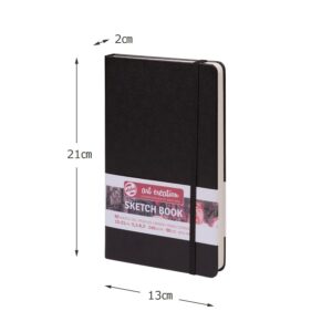 Alternative view of TALENS Art Creation — Cahier de croquis noir 13 x 21 cm
