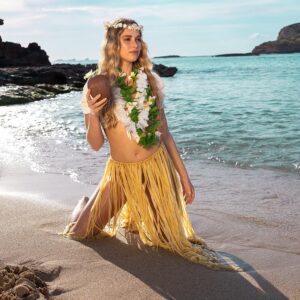 Alternative view of BOLAND — Coupe noix de coco Hawaii avec paille 400ml