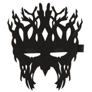 Alternative view of P'TIT CLOWN — Masque arbre noir adulte