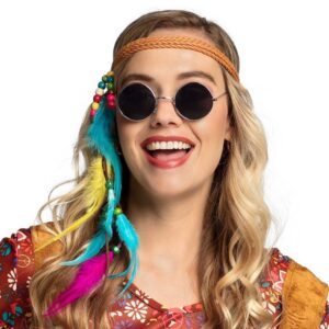 Alternative view of BOLAND — Bandeau Hippie à Plumes Taille Unique