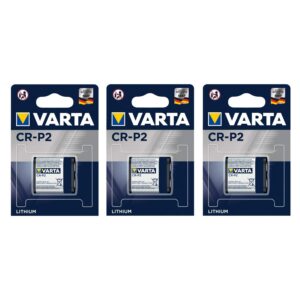 VARTA Lot de 3 Blisters 1 pile photo "Professional Lithium" CR-P2 6 V