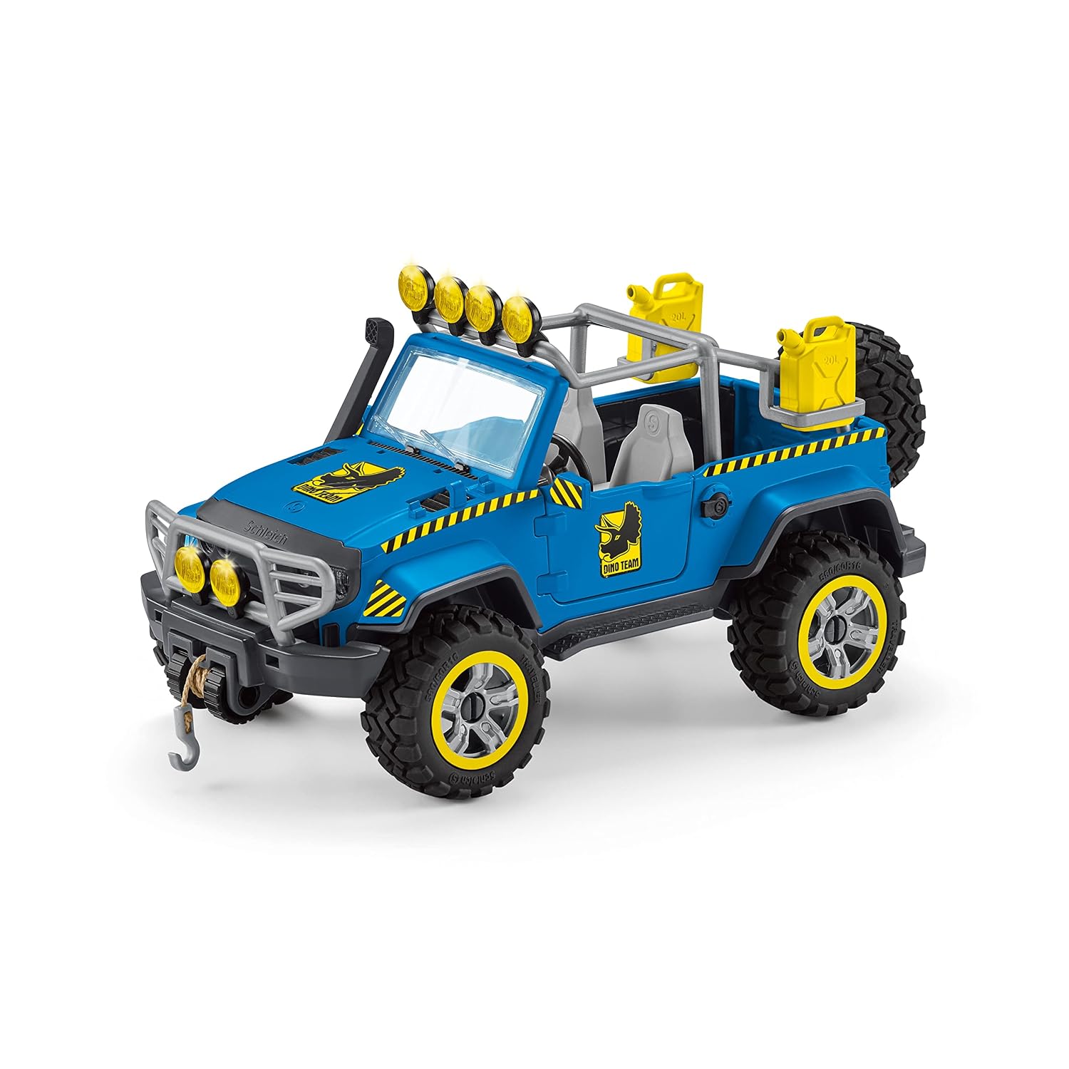 SCHLEICH — Voiture tout-terrain avec avant-poste dino – Image 7