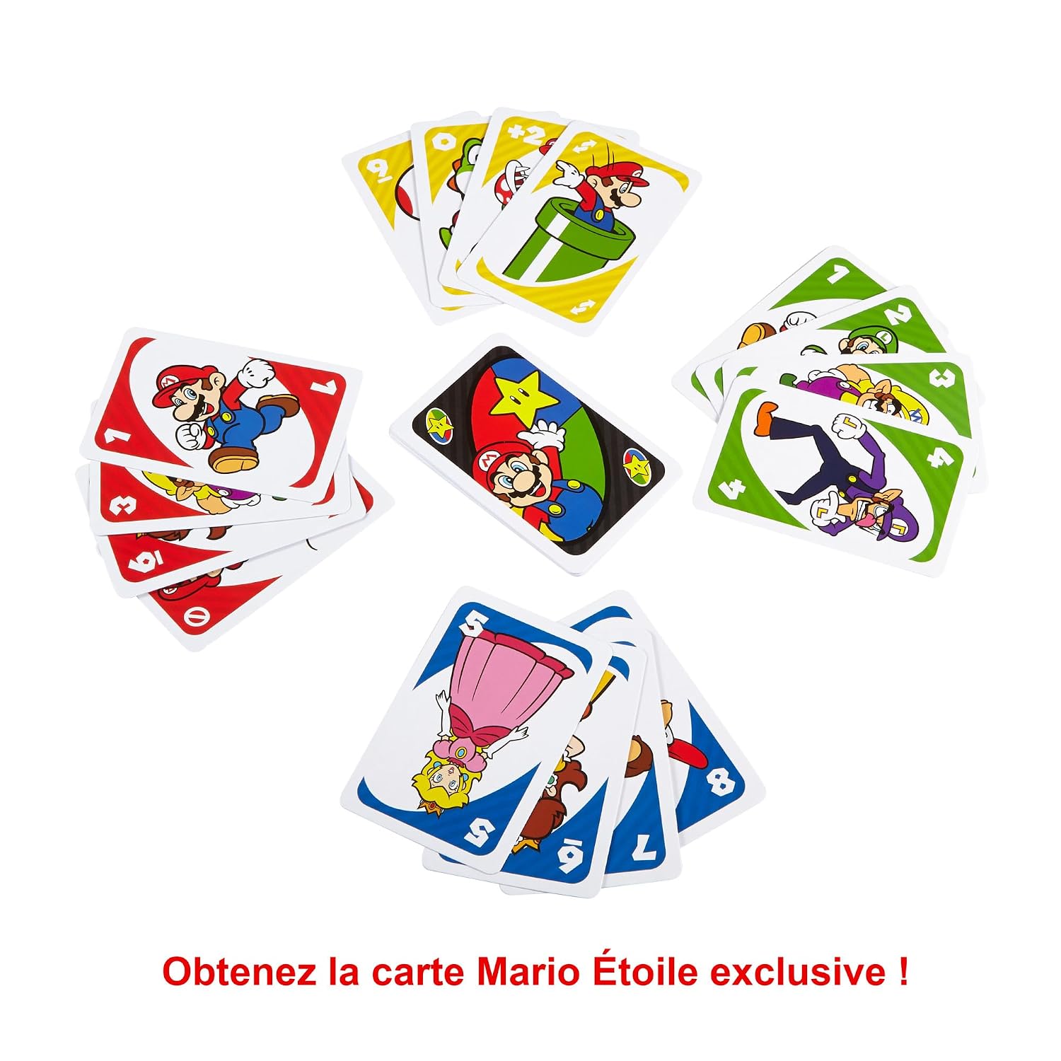 MATTEL GAMES UNO Super Mario — Jeu de Cartes 112 cartes – Image 2