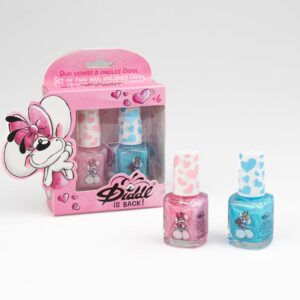 DIDDL — Duo vernis à ongles enfant rose et bleu 2 x 8 ml