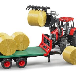 Alternative view of BRUDER 02220 — Remorque de transport de balles avec 8 balles