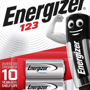 Energizer 123 FSB2 Lot de 12 piles au lithium