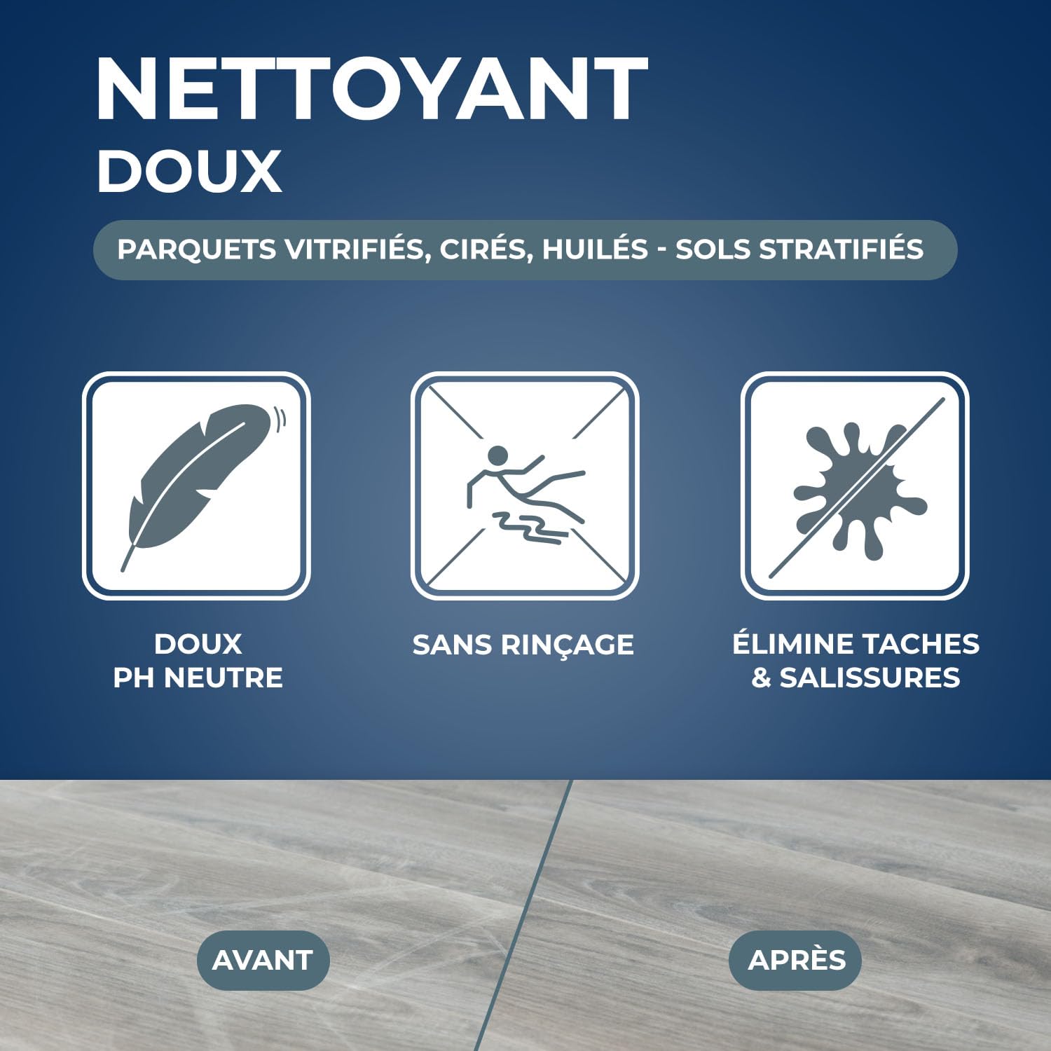 STARWAX — Nettoyant doux parquets et sols stratifiés 1L – Image 2