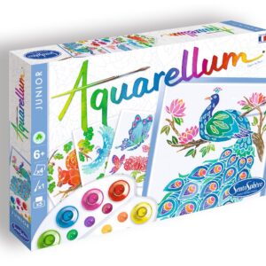 SentoSphère - AQUARELLUM JUNIOR - DANS LE PARC - Kit peinture - Peinture Aquarellable Magique - A partir de 6 ans - fabriqué en France