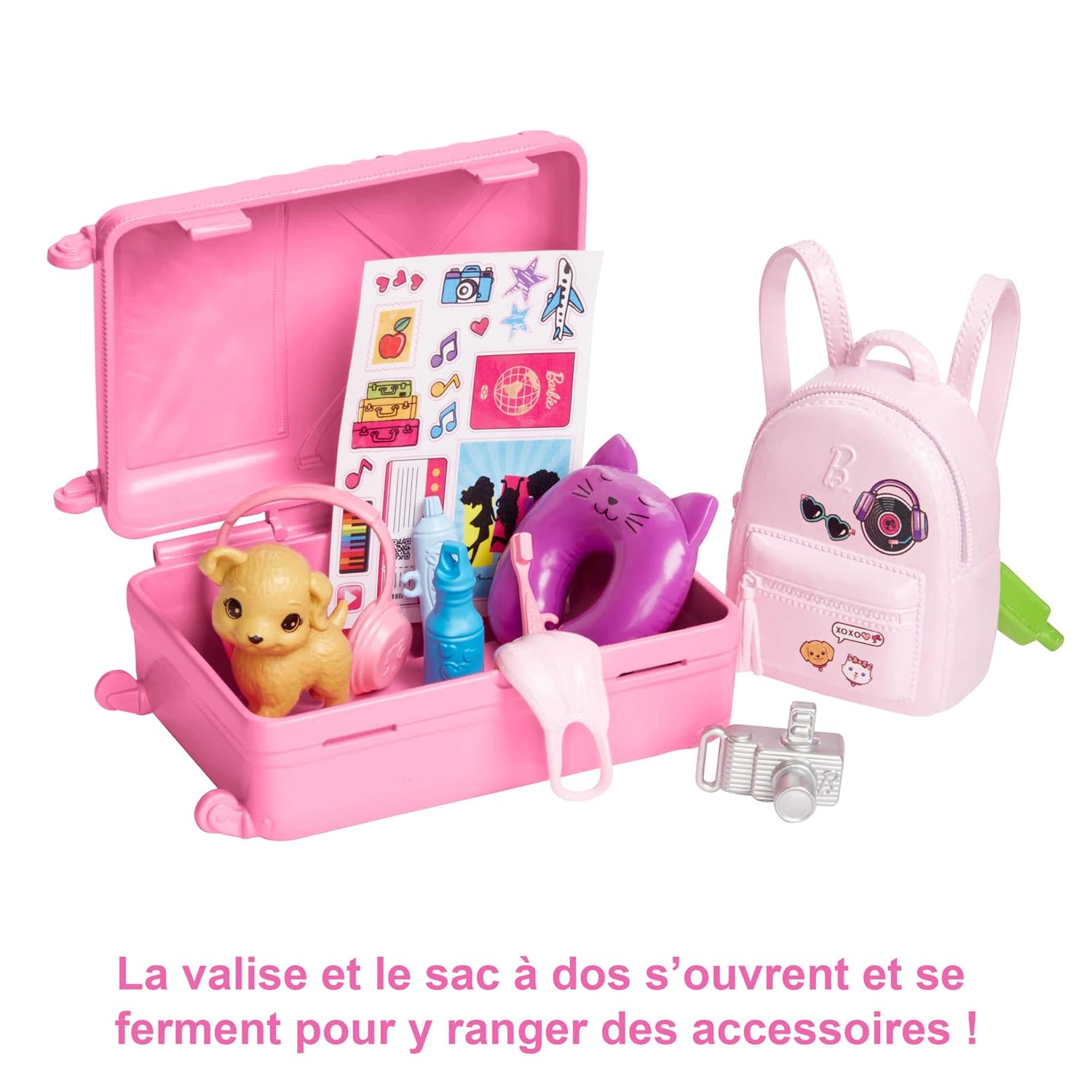 BARBIE Malibu — Coffret Voyage avec Poupée et Accessoires – Image 2