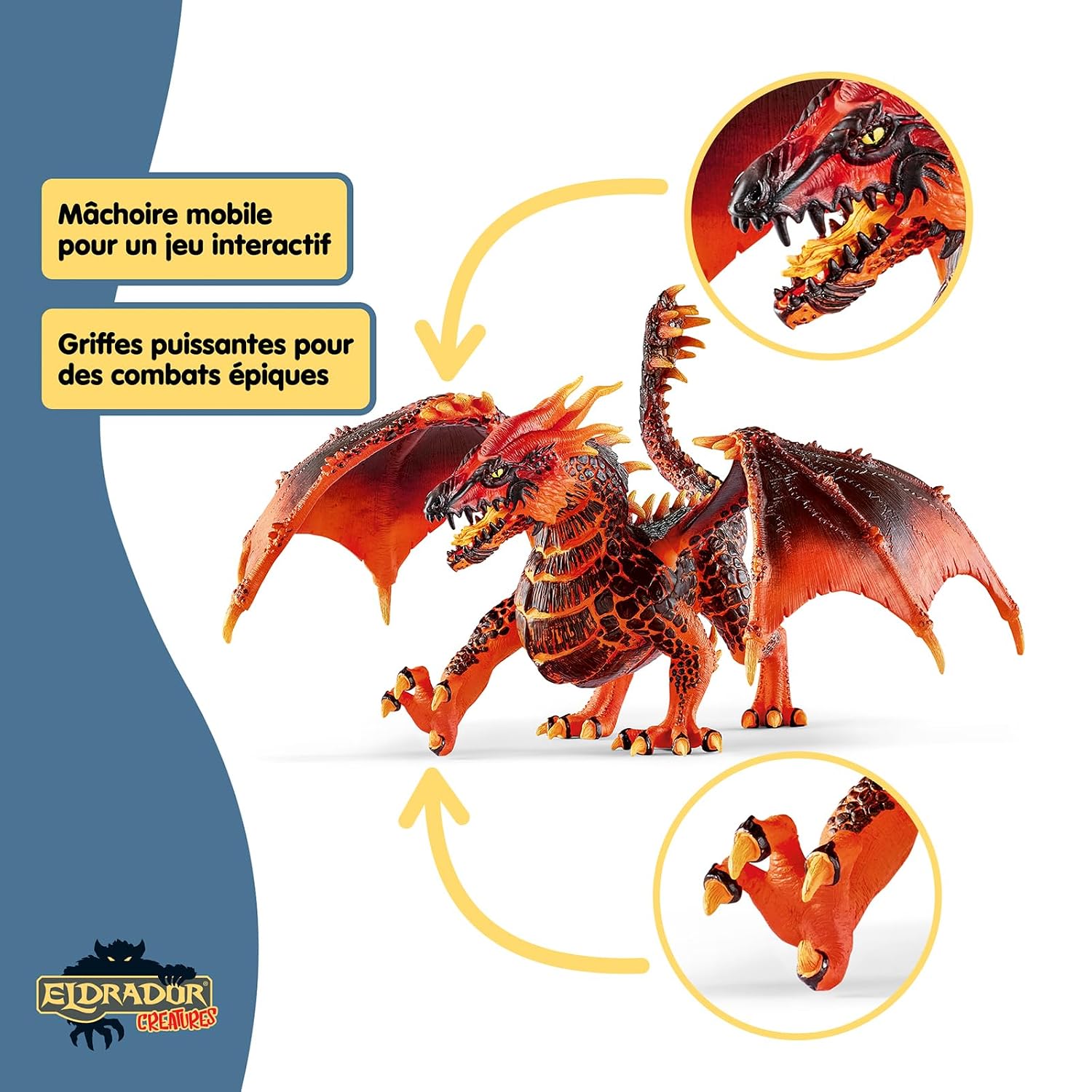 SCHLEICH ELDRADOR Creatures — Figurine Dragon de Lave – Image 2