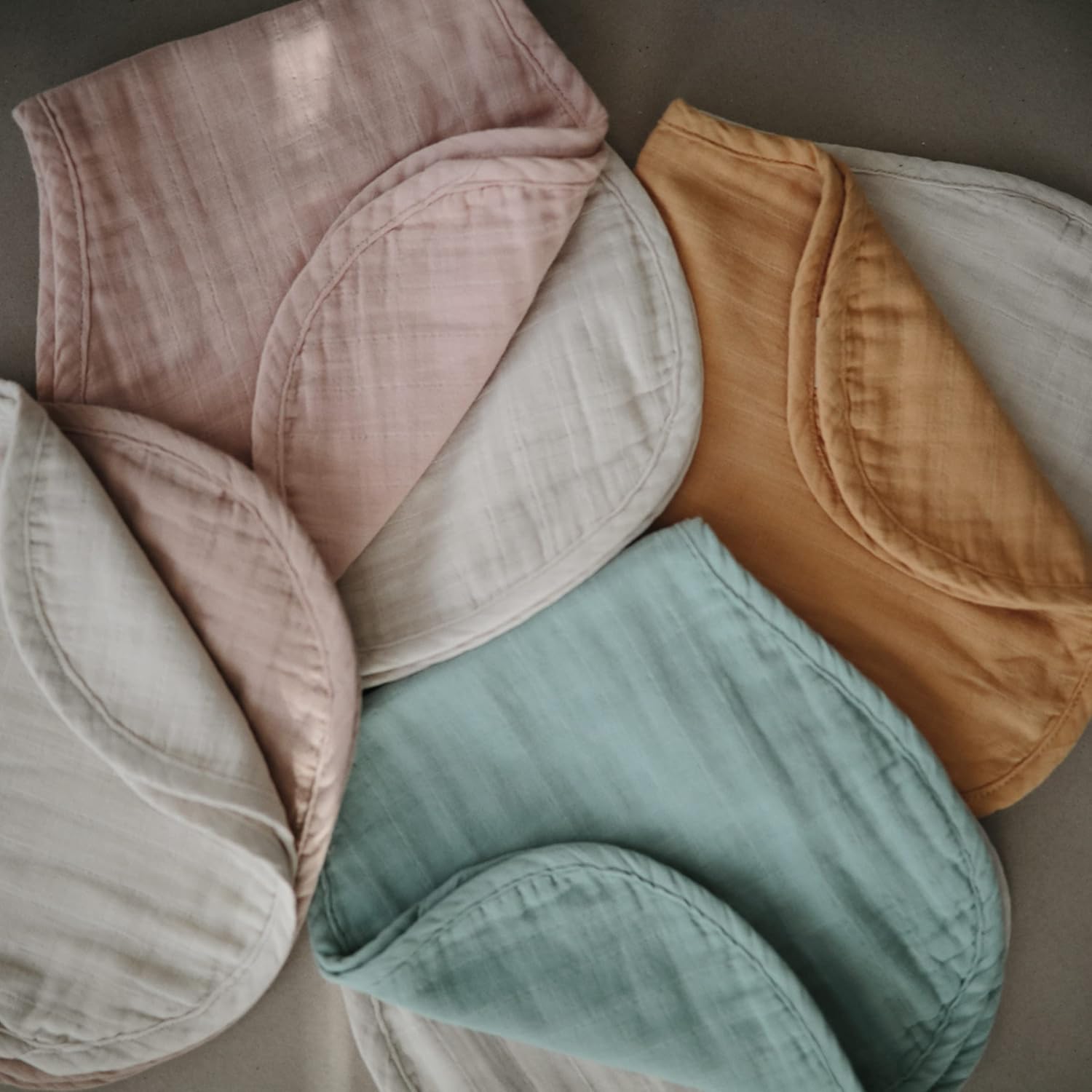 MUSHIE — Lot de 2 débarbouillettes en mousseline 55x25 cm – Image 5