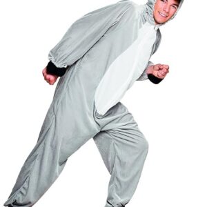 Boland - Costume de survêtement en Peluche pour Adultes, Gris, Max 1,65 m, 88163