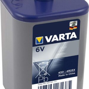 VARTA 430 — pile bloc 4R25X 6V au chlorure de zinc