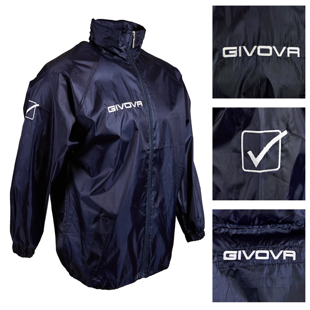 GIVOVA Basico — Blouson de pluie bleu taille M – Image 3