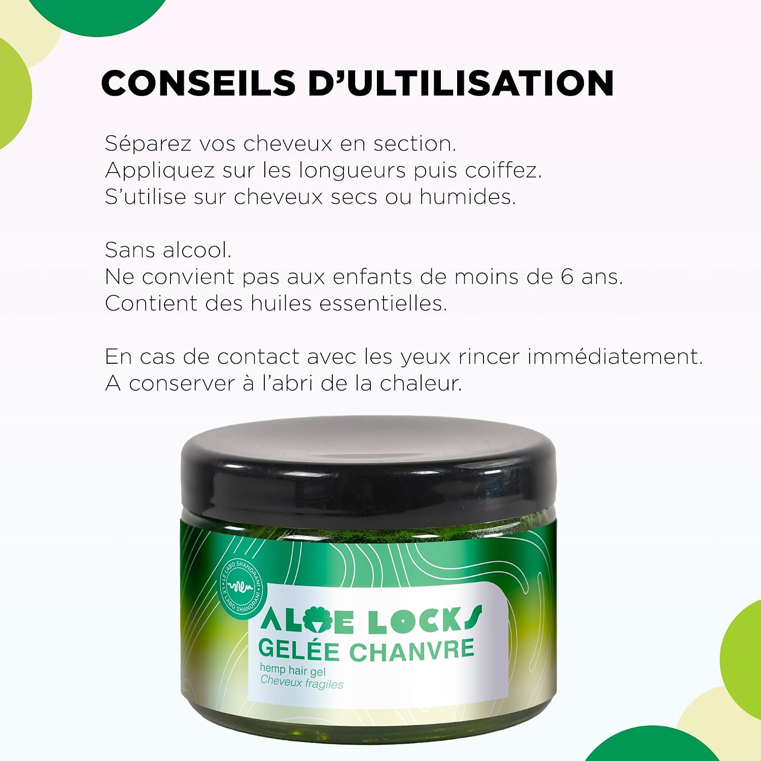 ALOE LOCKS — Gelée fixante protectrice chanvre 300 ml – Image 2