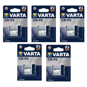 VARTA Lot de 5 Blisters 1 pile photo "Professional Lithium" CR-P2 6 V