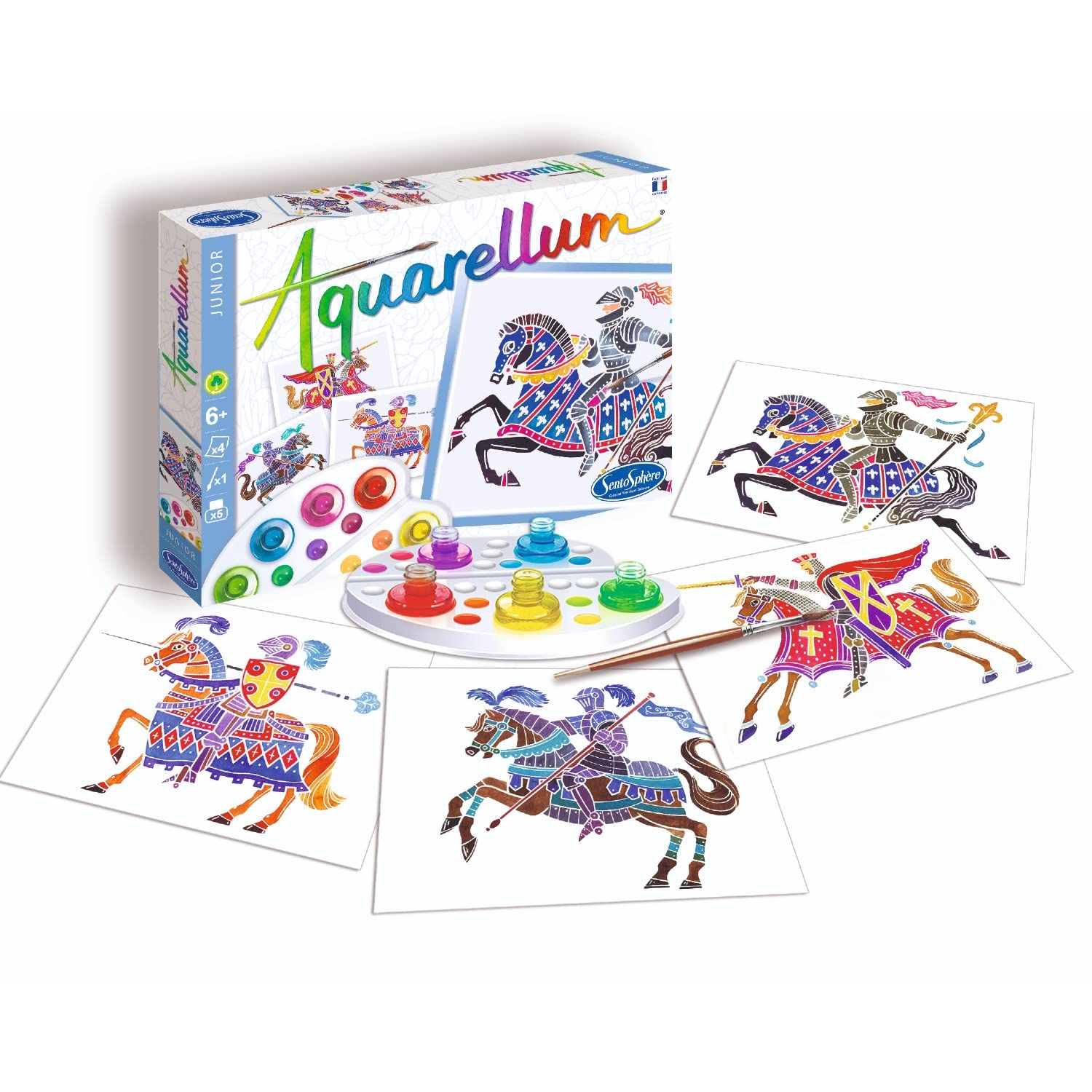 SENTOSPHÈRE Aquarellum Junior — Kit Peinture Chevaliers – Image 2
