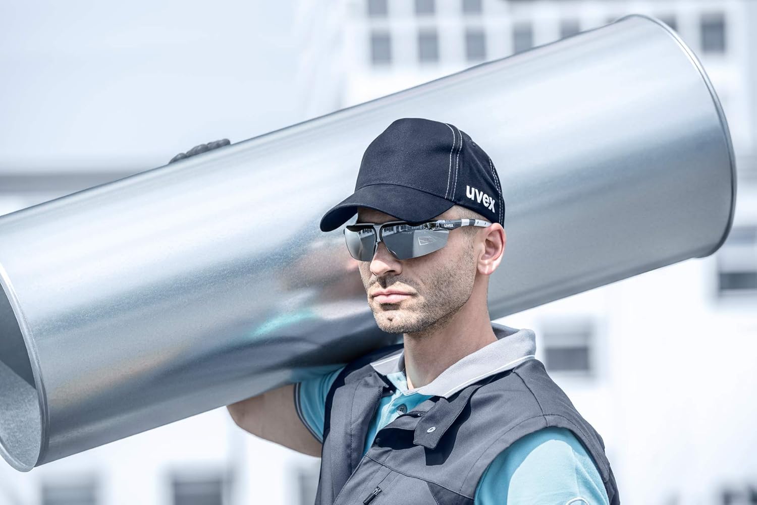 UVEX U-Cap Sport — Casquette de Protection 60-63 Noir – Image 4