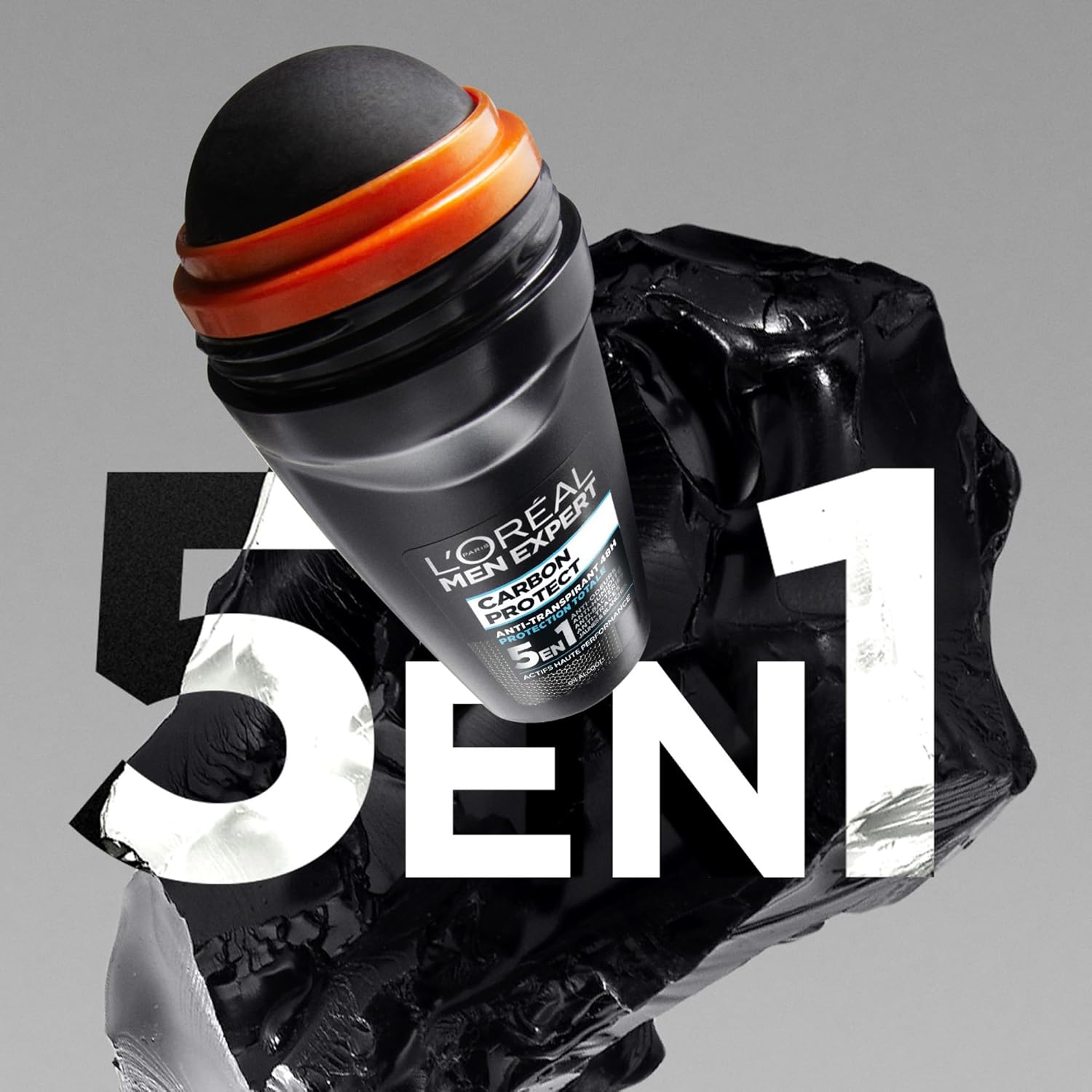 L'Oréal Men Expert - Routine Gel Douche & Déodorant Homme - 2x Gel douche Action Totale, 1x Gel Douche Magnesium Defense, 2x Déodorant Carbon Protect – Image 5