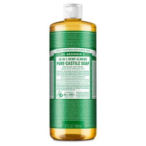 Dr. Bronner Magic Les Savons - Dr Bronners Pure Magic-Castille Savon Bio Amande 32 oz