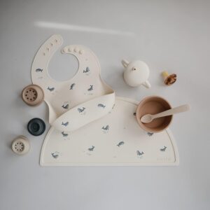 Alternative view of MUSHIE — Set de table en silicone enfant Baleines