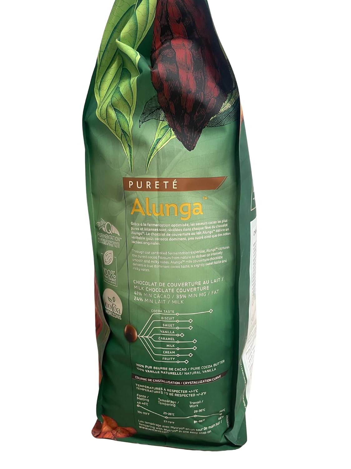 LE PETIT MITRON — Chocolat au lait ALUNGA 41% 5 kg – Image 2