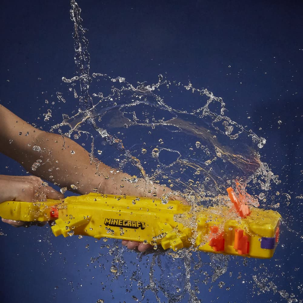 NERF Super Soaker Minecraft — Blaster à Eau Axolotl – Image 5