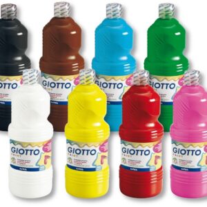 Omyacolor Giotto Paquet école de 8 x 1 litre de gouache
