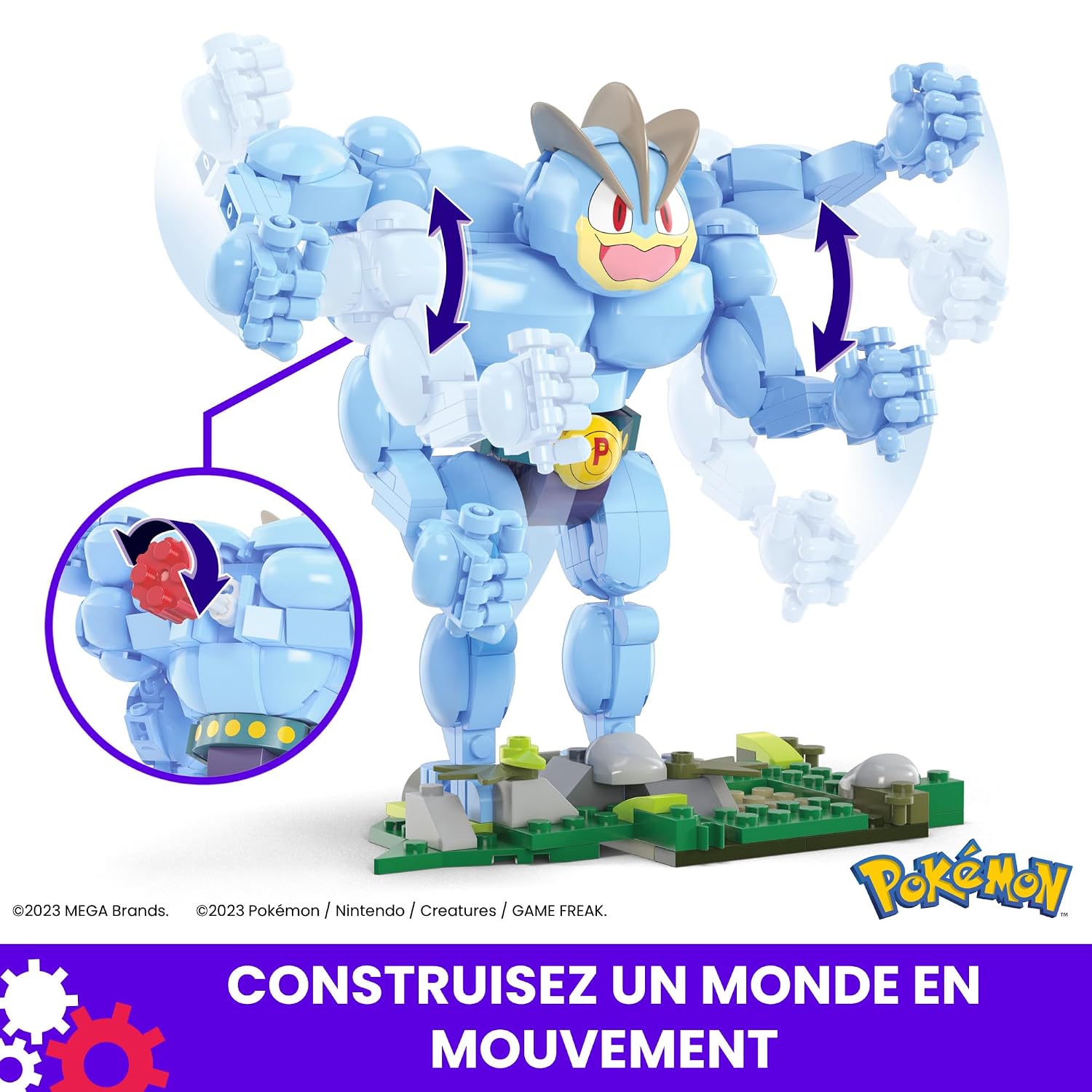 MEGA Pokémon — Coffret Construction Mackogneur Mécanisé 401 pièces – Image 3