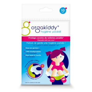 ORGAKIDDY — Protège-cuvette de toilettes jetable XL x10