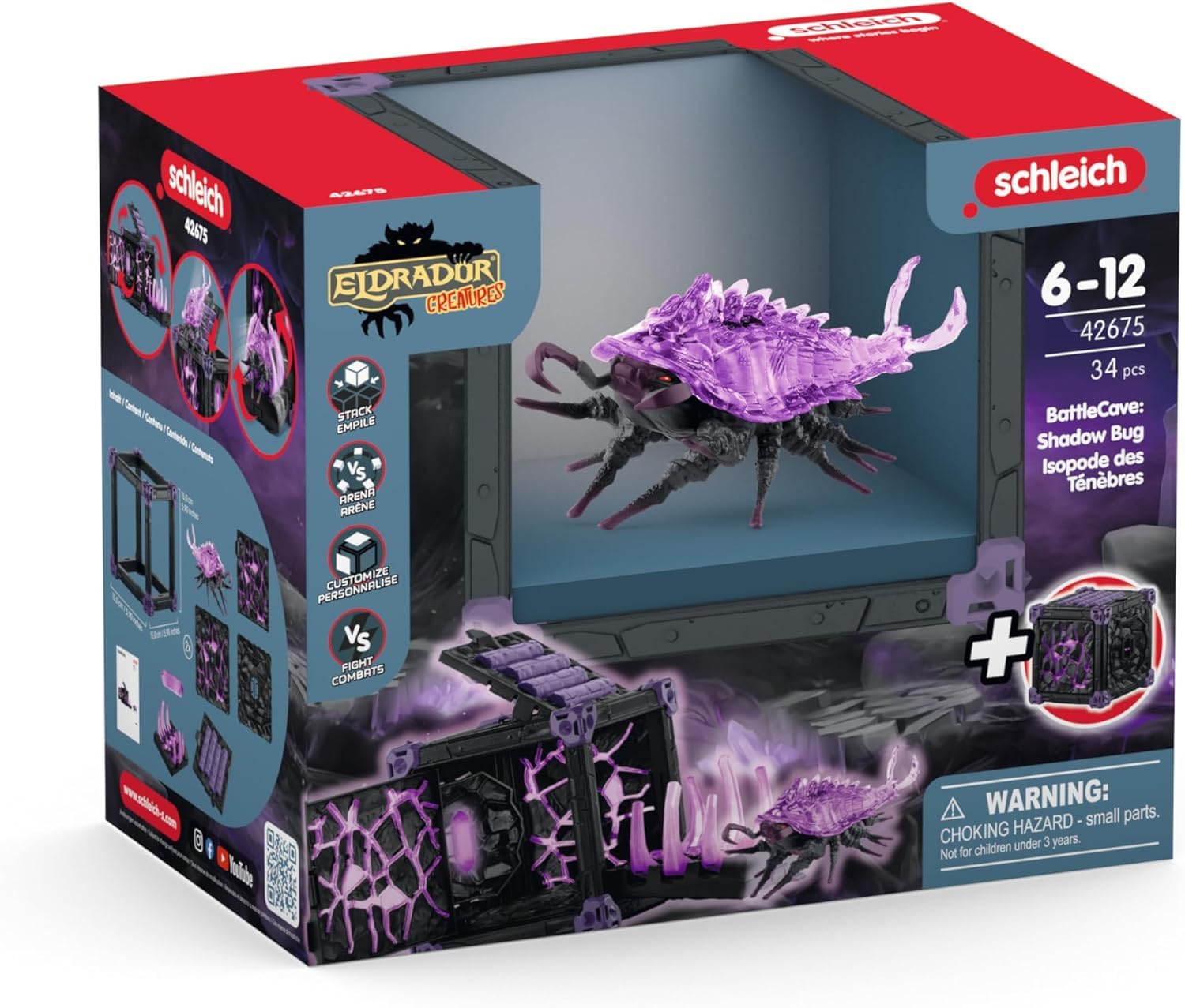 SCHLEICH Eldrador Creatures — Coffret BattleCave 34 pièces – Image 7