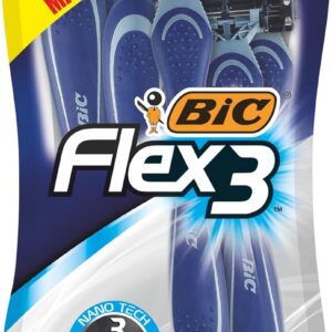 BIC Flex 3 Comfort Rasoir pour homme - Lot de 8