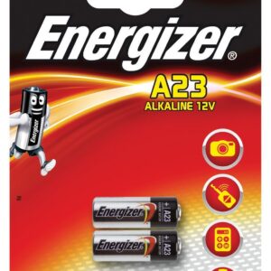 Energizer Lot de 2 piles alcalines A23 MN21 LRV08 GP23A 12V