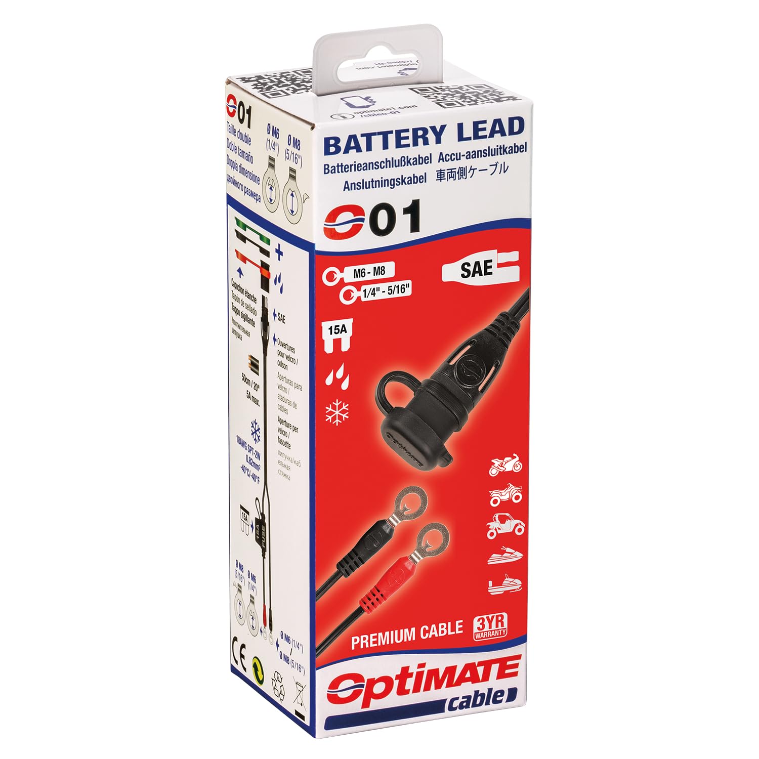 OPTIMATE SAE71 — Câble de batterie résistant aux intempéries – Image 5