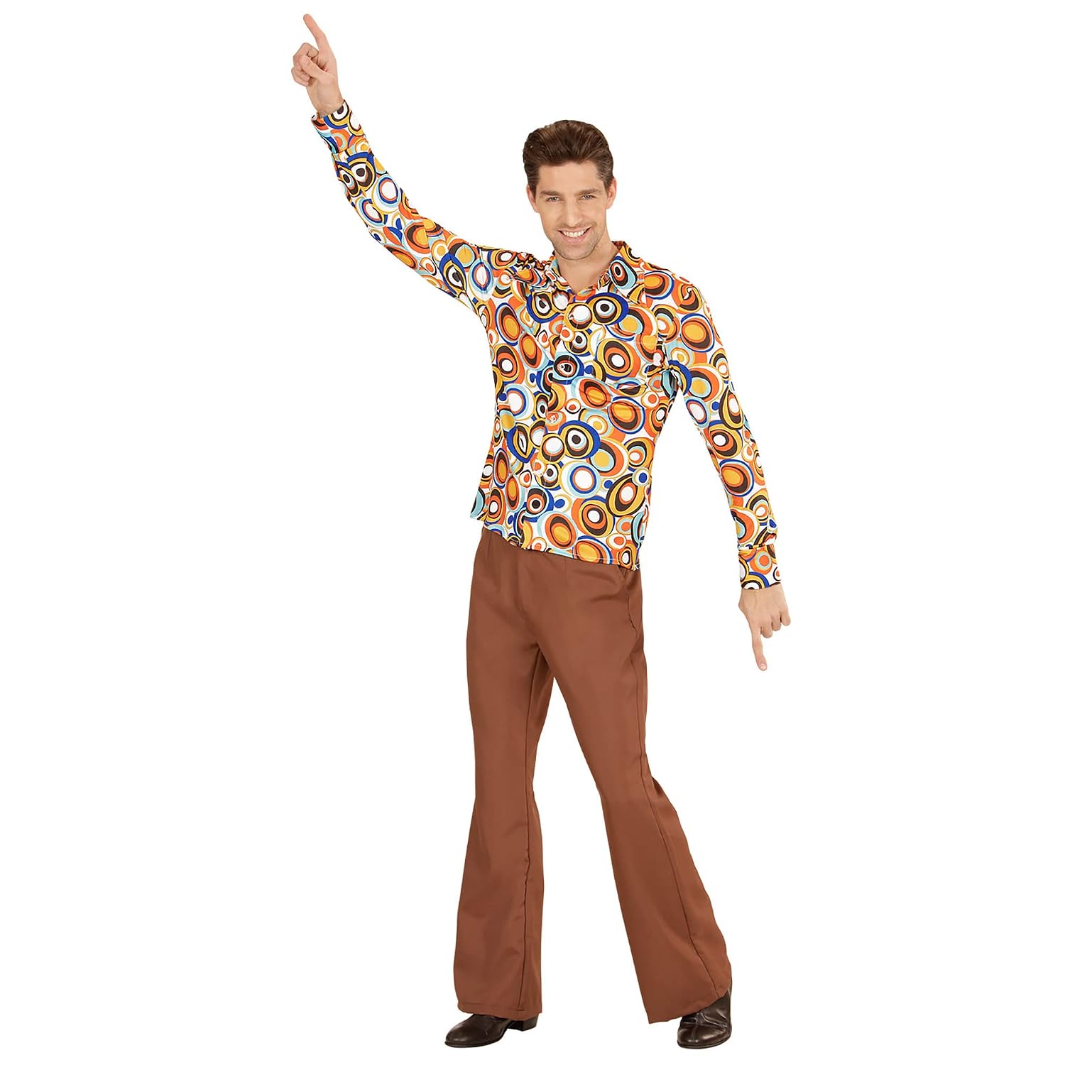 W WIDMANN MILANO — Chemise disco homme années 70 S/M – Image 2