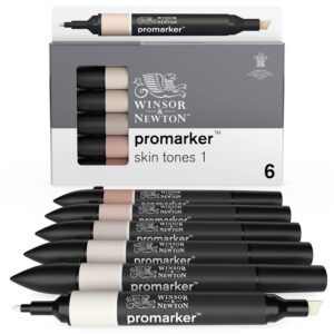 W&N PROMARKER SET X6 TONS DE CHAIR SET X1