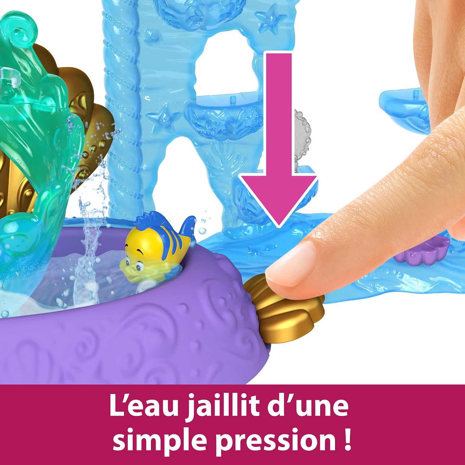 MATTEL Disney Princesses — Coffret Deluxe Château d’Ariel – Image 3