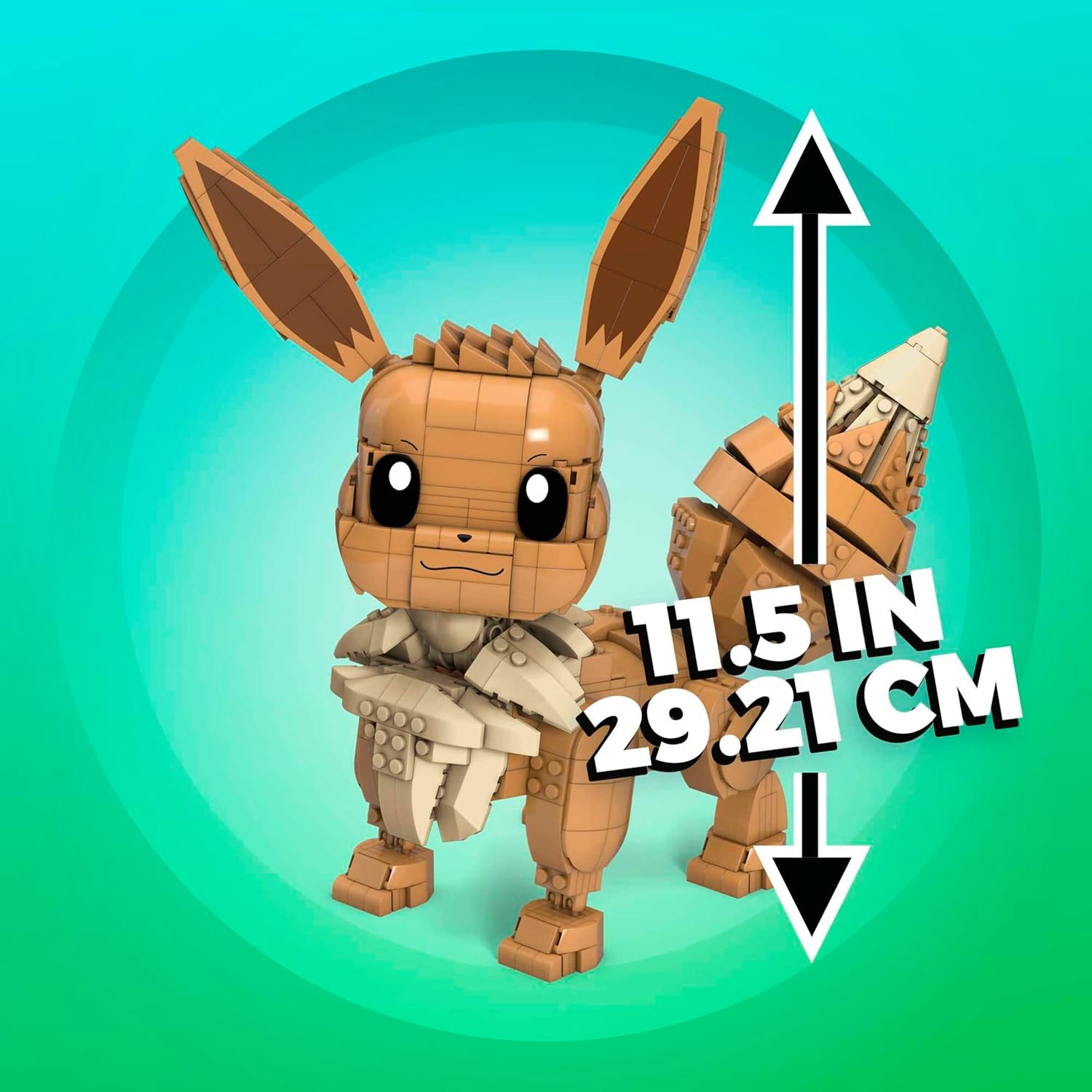 MEGA Pokémon — Figurine Évoli articulée 29 cm 834 pièces – Image 3