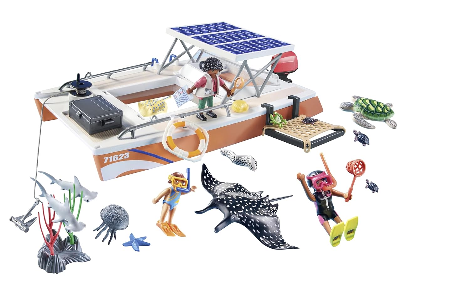 PLAYMOBIL Wiltopia 71623 — Bateau de surveillance des récifs – Image 5
