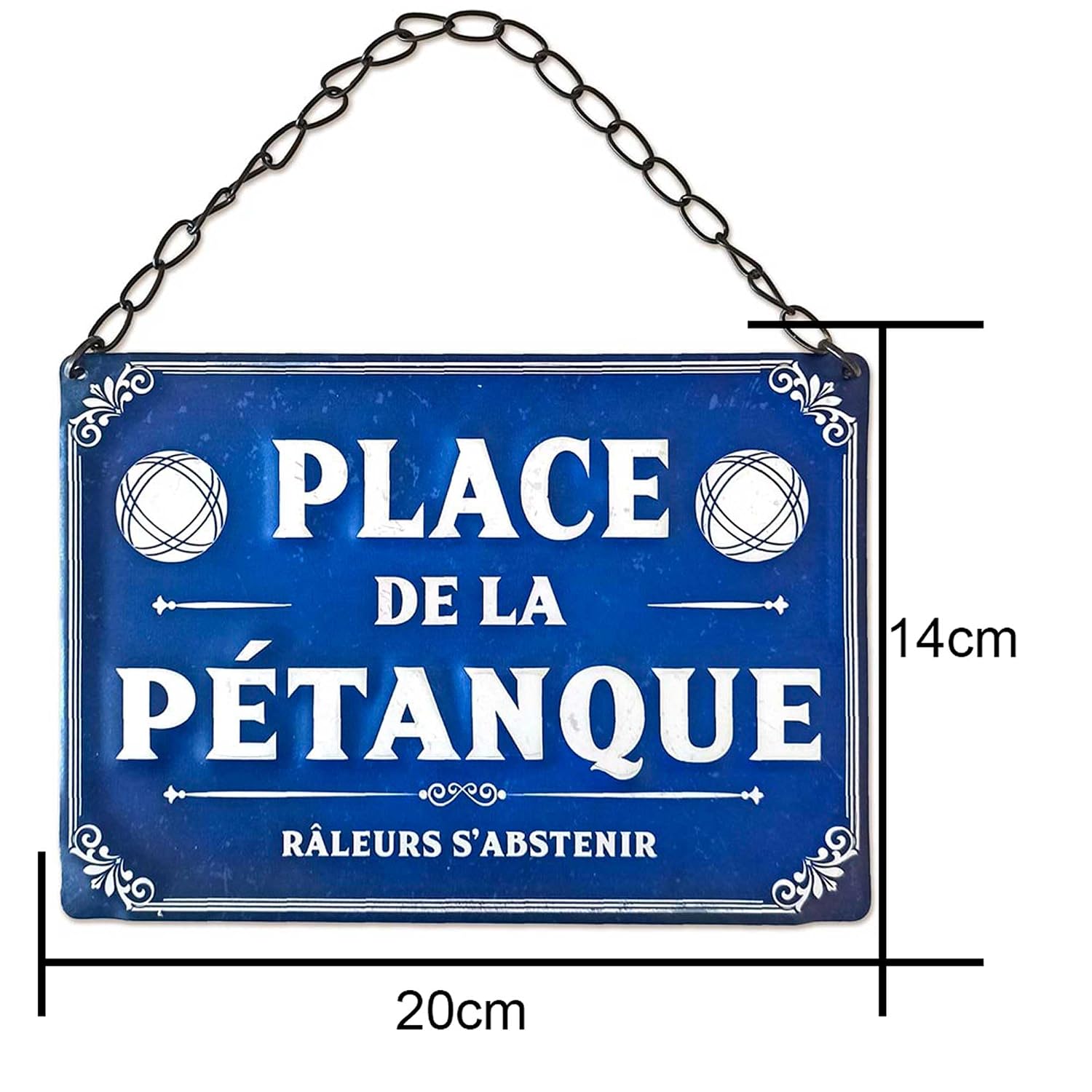 STC — Plaque Métal Place de la Pétanque – Image 4