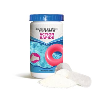 BSI — Chlore choc granulés 1 kg pour piscine et spa