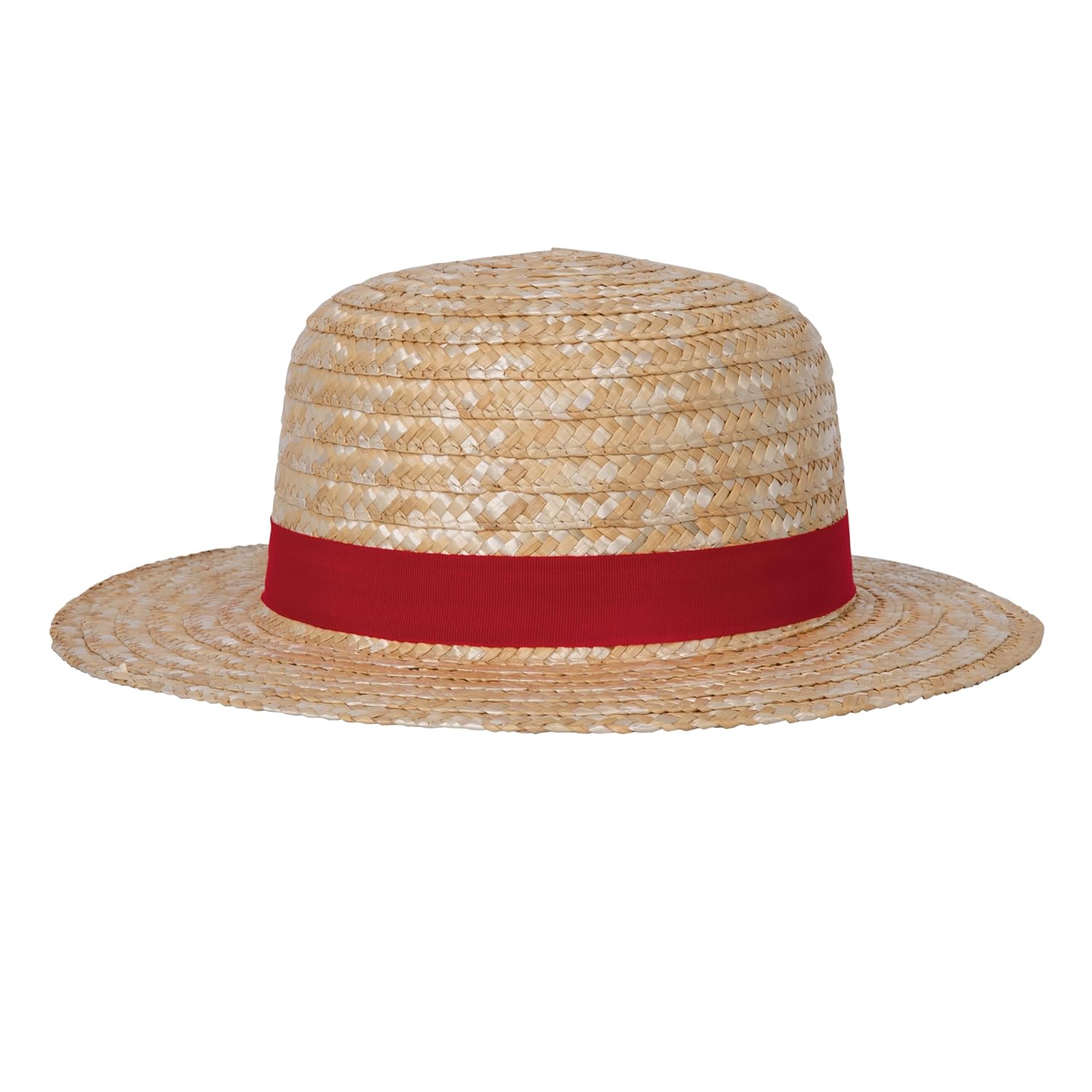 P'TIT CLOWN — Chapeau de paille adulte ruban rouge – Image 4