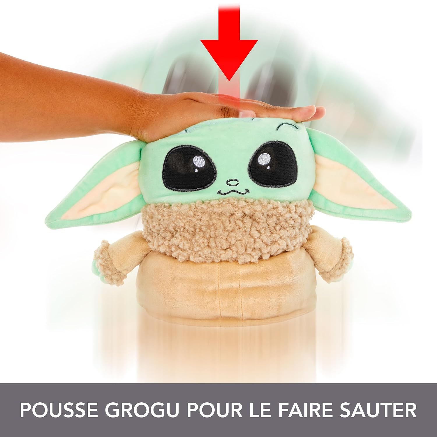 MATTEL Star Wars — Peluche Grogu sautillante sonore – Image 3