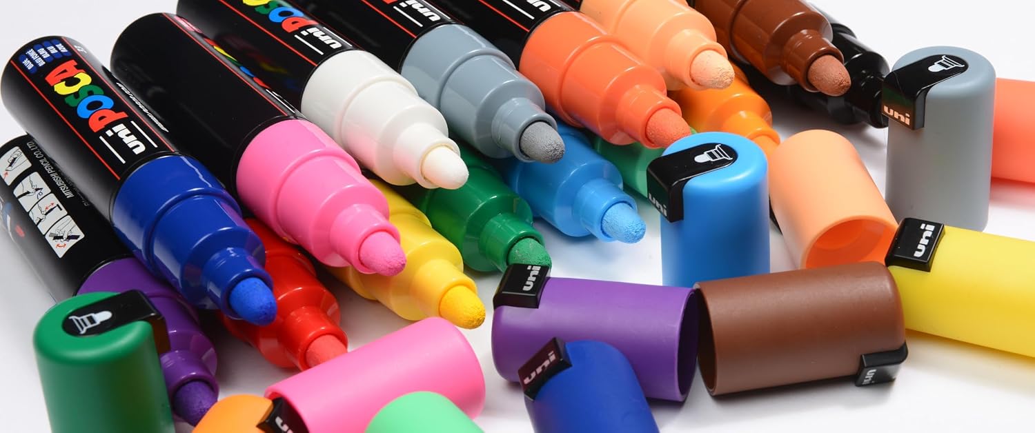 UNI Posca Set PC 8K Basic - Pack de 8 feutres – Image 3