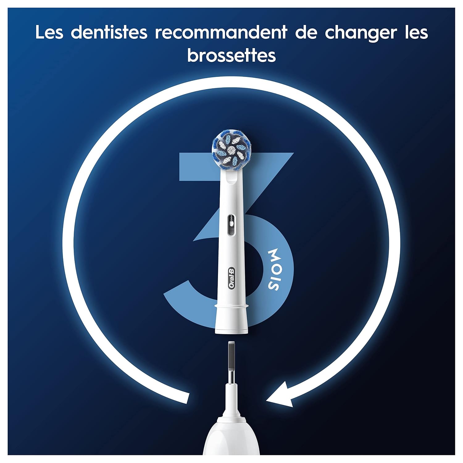 ORAL-B — Brossettes Sensitive Clean lot de 8 – Image 3