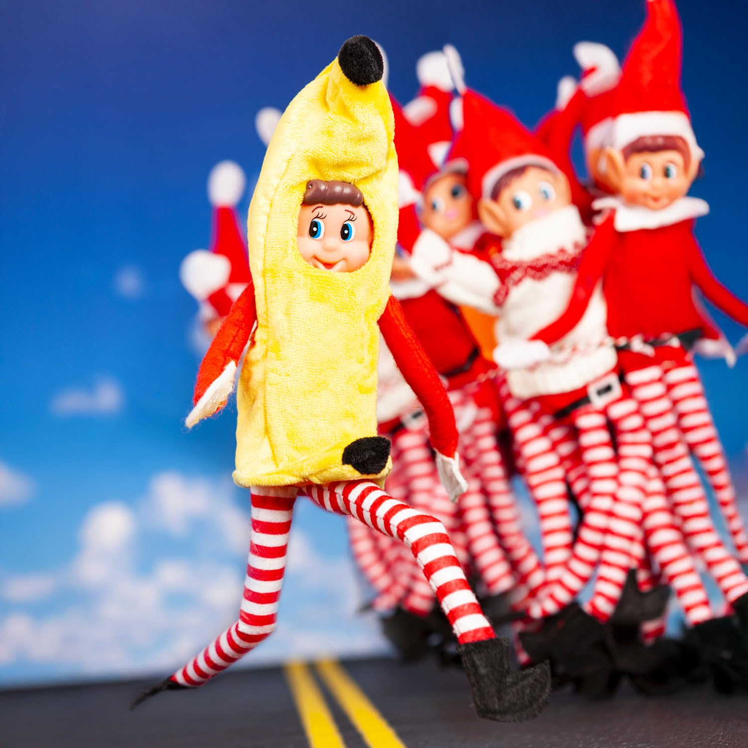 CHAKS — Lot de 2 lutins farceurs de Noël en peluche – Image 4