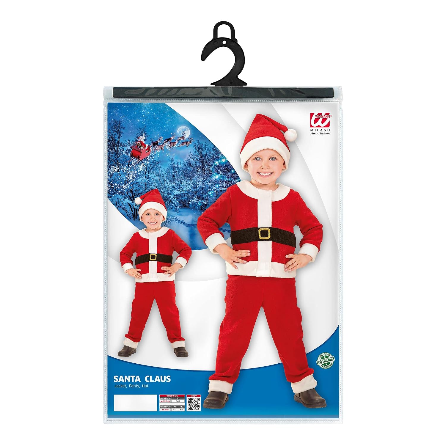 WIDMANN MILANO PARTY FASHION — Costume Père Noël enfant 98 cm – Image 2