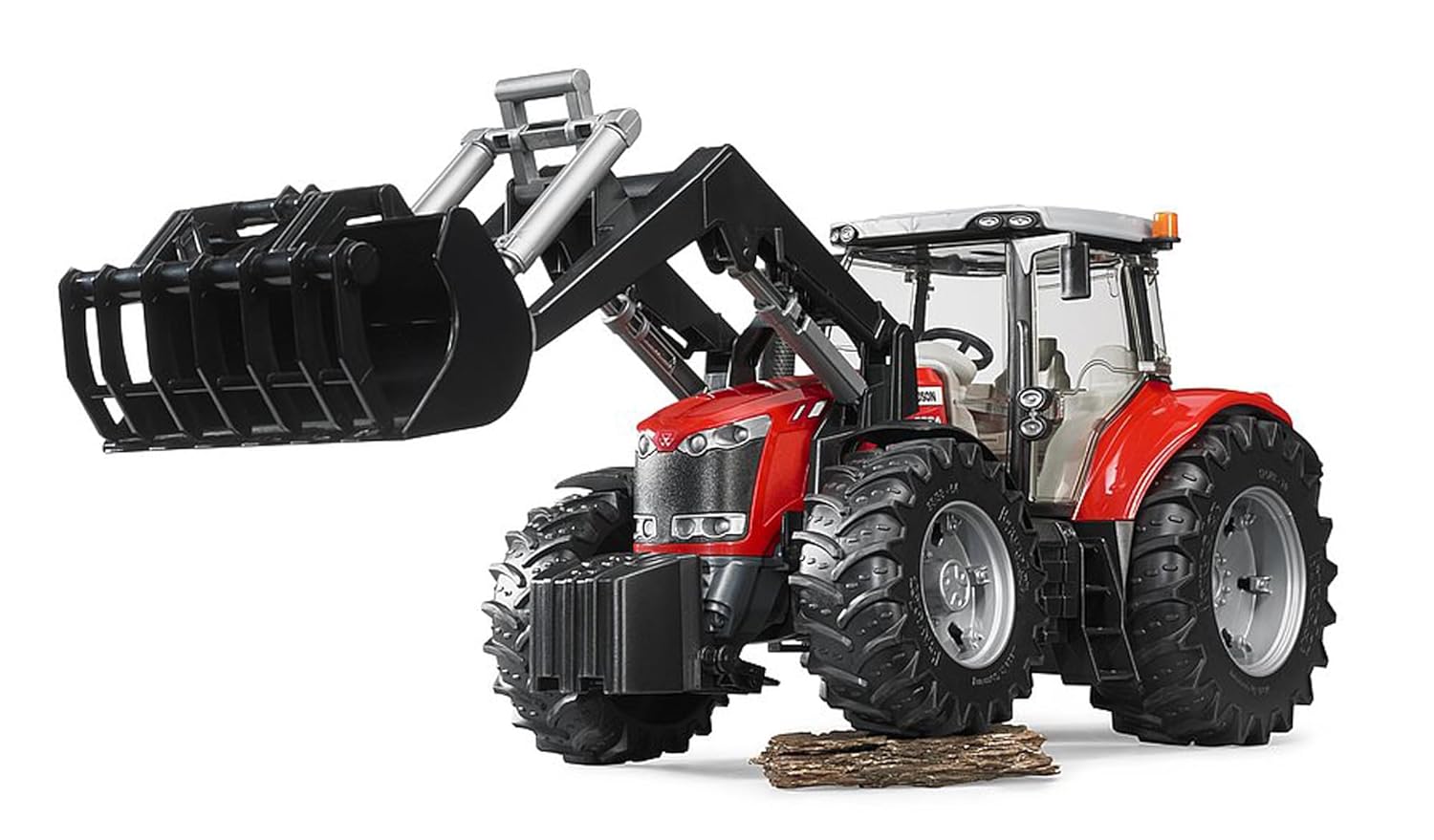 BRUDER Massey Ferguson 7624 — Tracteur avec chargeur 1:16 – Image 3