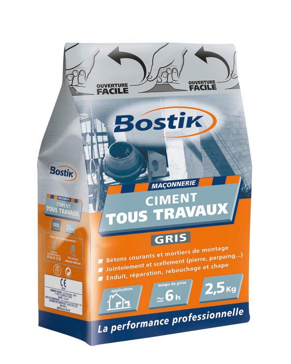 BOSTIK — Sac de ciment gris tous travaux 5kg – Image 4