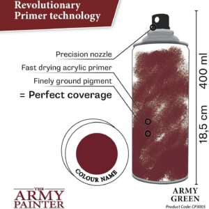 Alternative view of THE ARMY PAINTER Colour Primer Army Green — Spray acrylique 400 ml